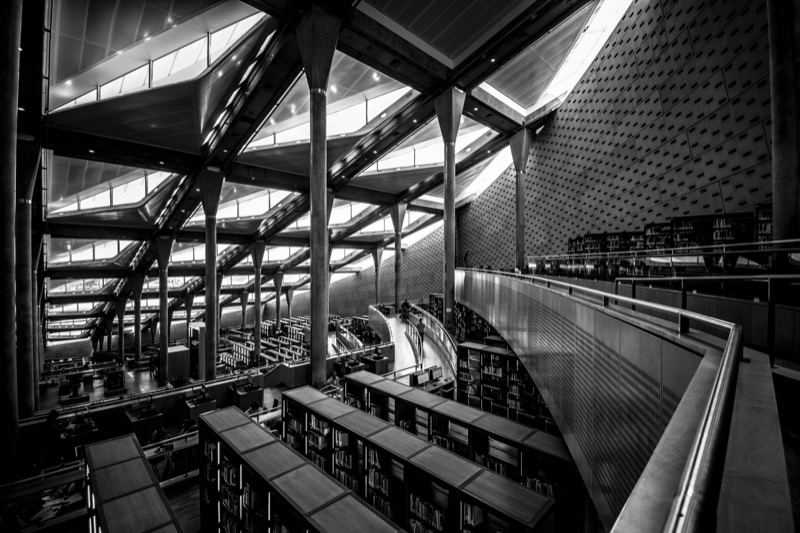 Interior of the Grand Egyptian Museum near Giza